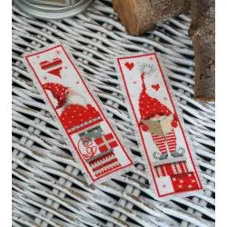 Christmas Gnomes Bookmark Kit By Vervaco 1