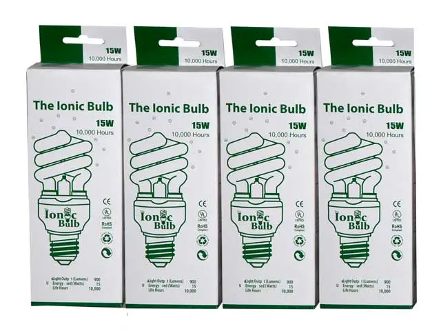 Ionic Air Purifier & Deodorizer Cfl Bulbs 3