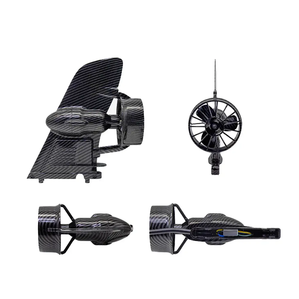 Apisqueen U18l 160W 18Lb Thrust Underwater Thruster For Paddle Plate Carbon Fibre Fin Thruster 1
