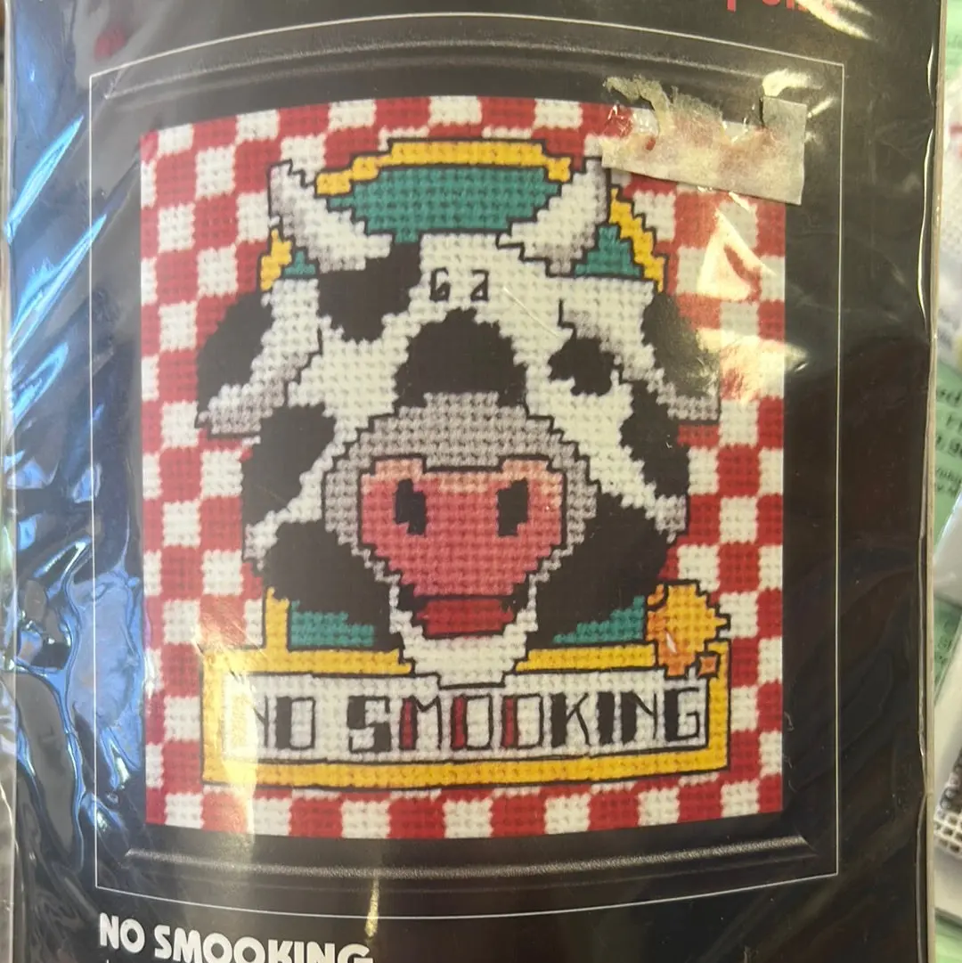 No Smooking Needlepoint Kit 1