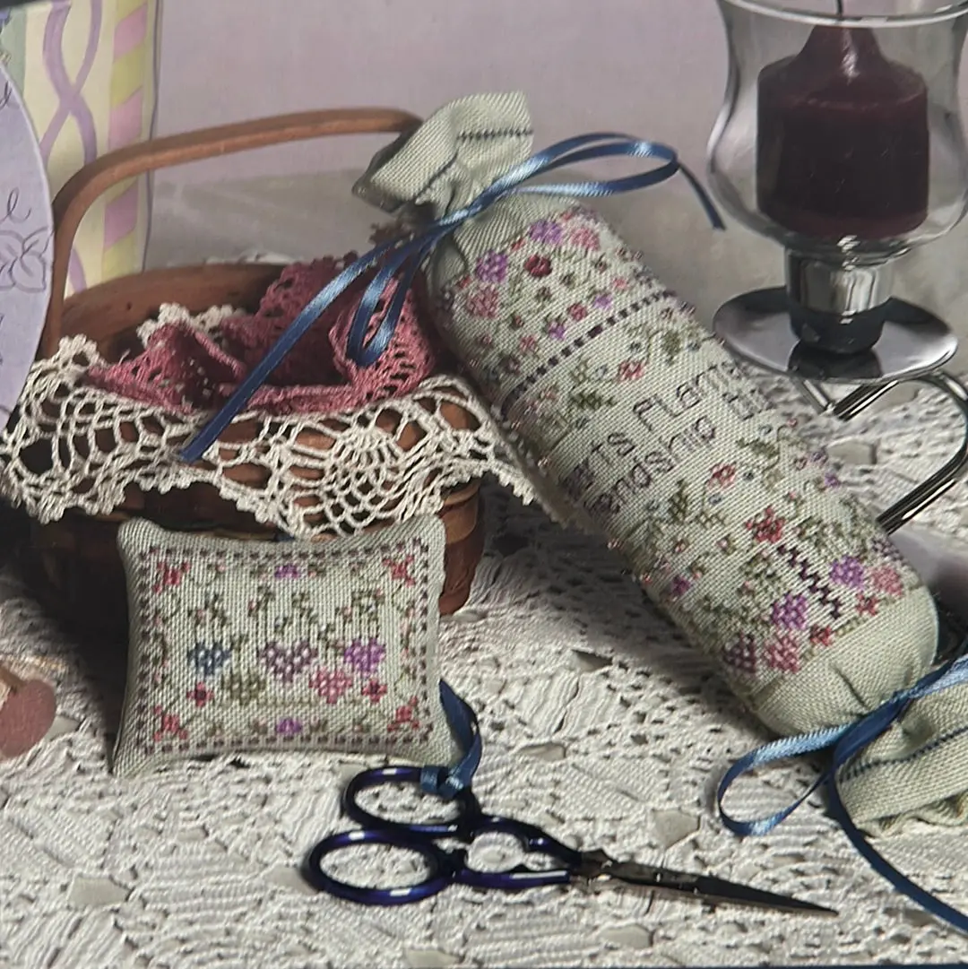 Planted Hearts Needle Roll And Scissor Fob 1