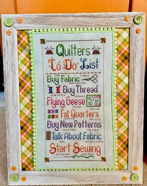 Quilters To Do List 1