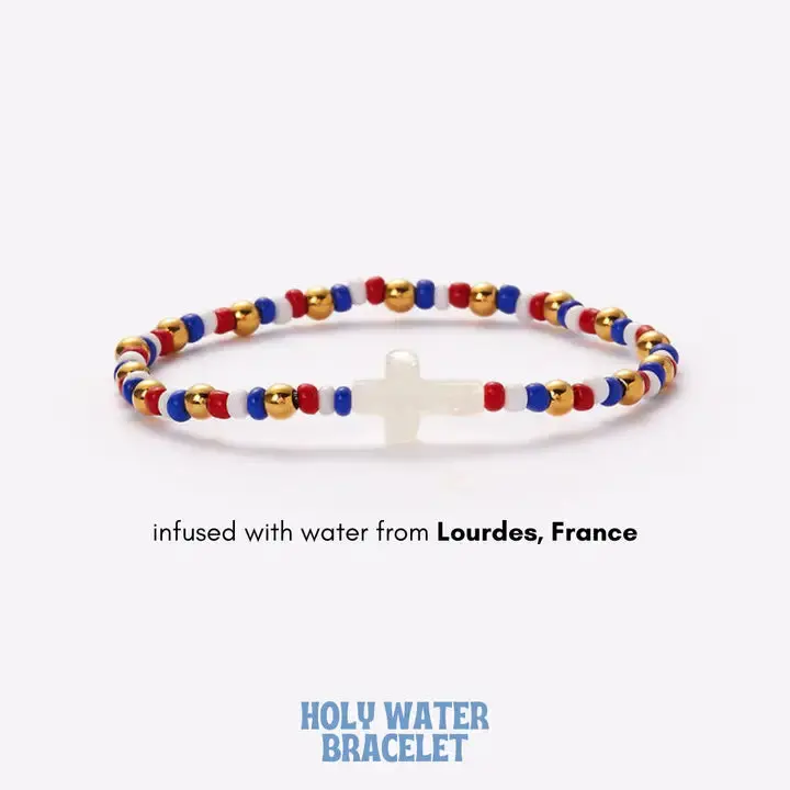 Holy Water American Grace Cross Bracelet 1
