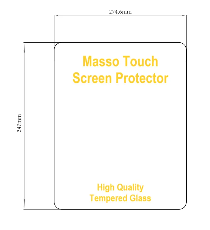Masso Touch Tempered Glass Screen Protector 1