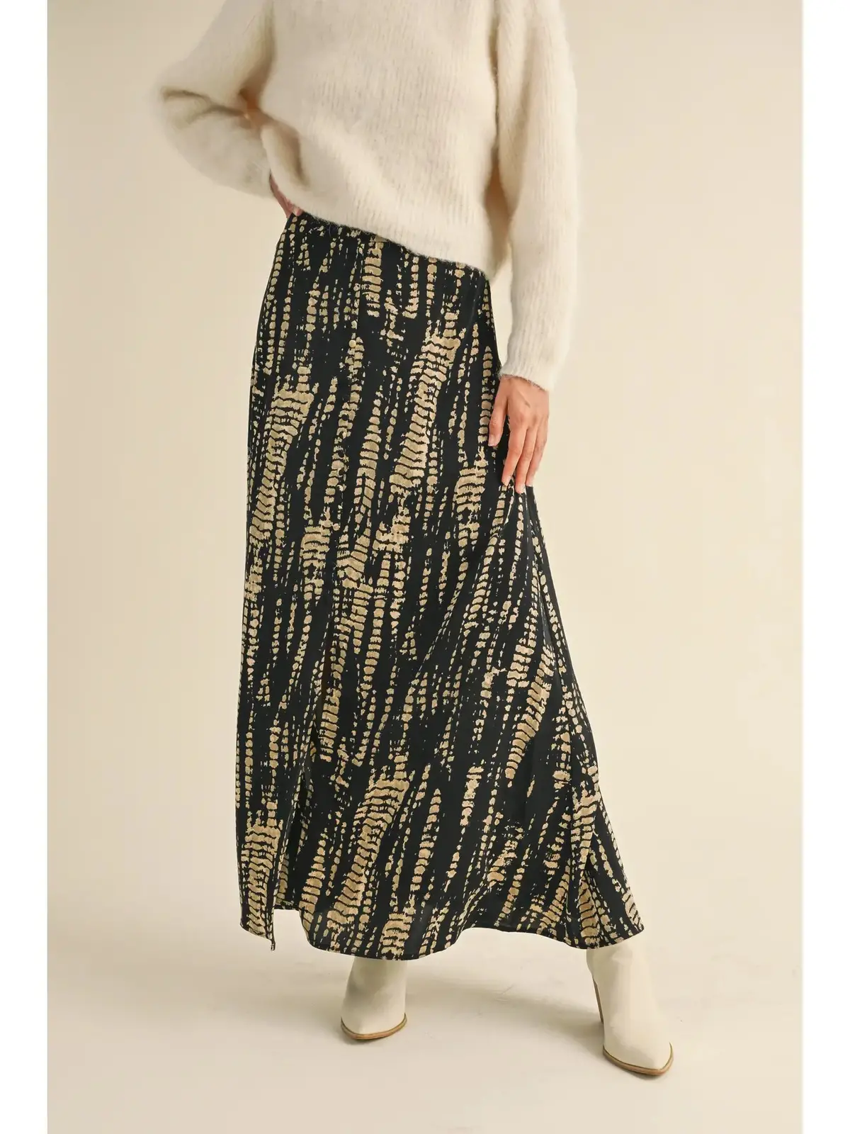 Multi Pattern Long Skirt 1