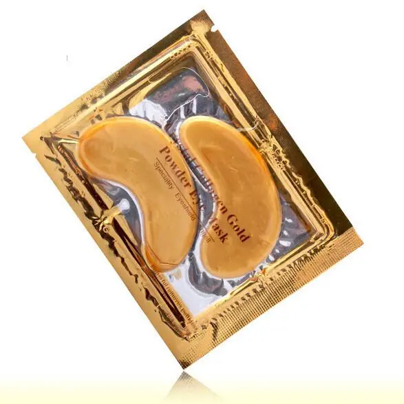 24K Gold Gel Eye Mask Eyelid Patch Anti Wrinkle Eye Care Gold 1