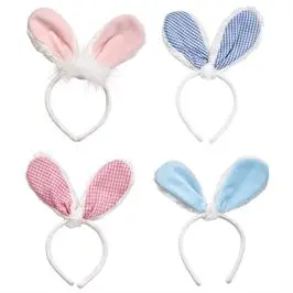 Gingham Bunny Ears 1