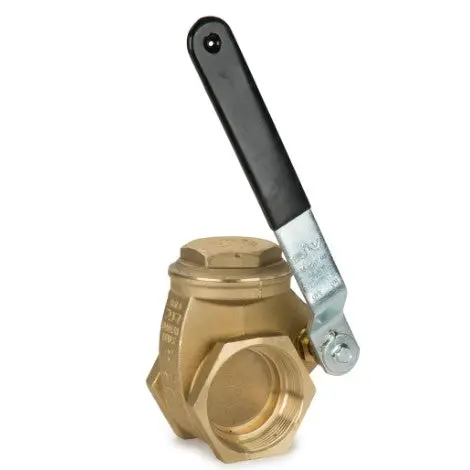 3" Brass Lever Valve 1040-Riv 1