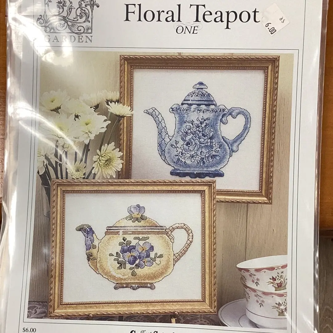 Floral Teapots One 1