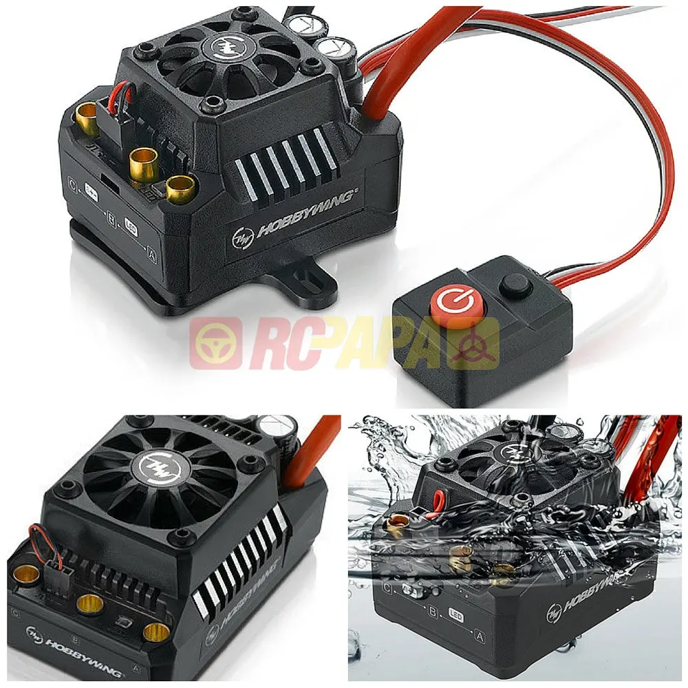 Hobbywing Ezrun Max10 Sct 120A Waterproof Brushless Esc 1