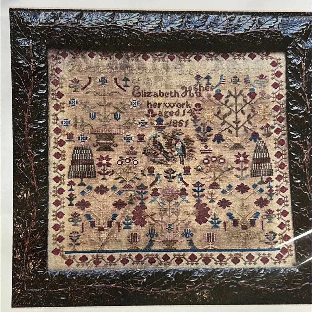 Elizabeth Hughes Sampler 1851 1