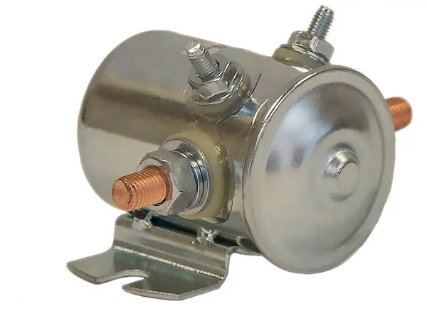1306515 - Insulated 12 Volt Steel Case Solenoid - Continuous Duty 1