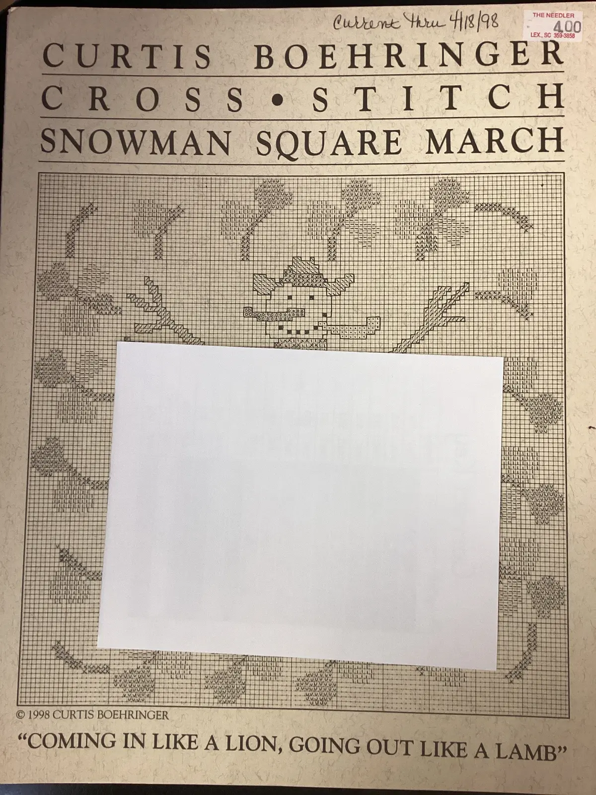Snowman Square March 1