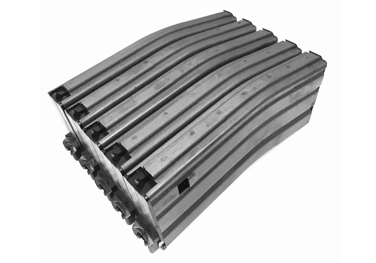 5Pcs Pack Box Set Bomber 130Rd Metal Magazine For Aeg Airsoft - Black 1