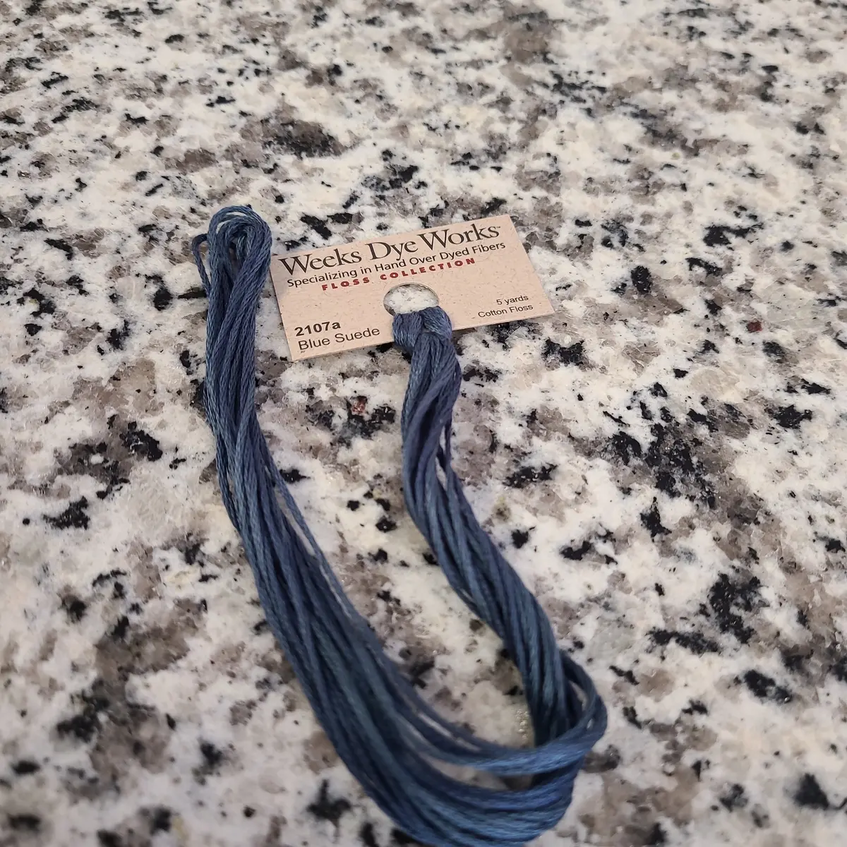 Weeks 2107A Blue Suede 1