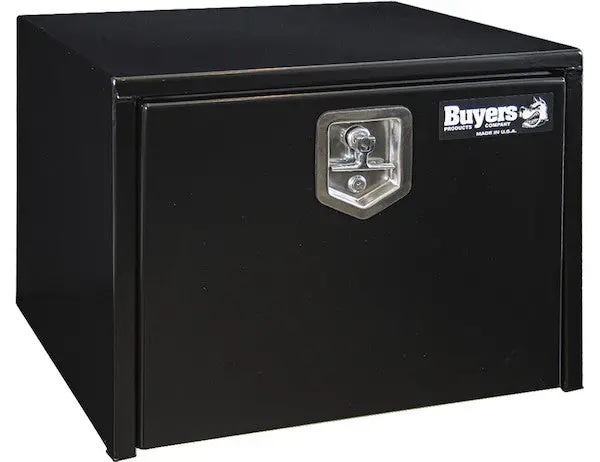 1702300 - Black Steel Underbody Truck Tool Box With T-Latch 1