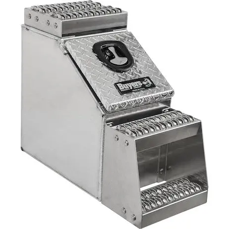 1705181 - Heavy Duty Diamond Tread Aluminum Step Box Series 1