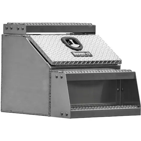 1705182 - Heavy Duty Diamond Tread Aluminum Step Box 1
