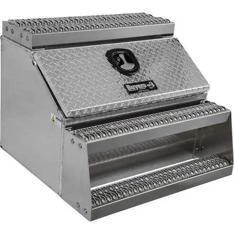 1705183 - Heavy Duty Diamond Tread Aluminum Step Box 1