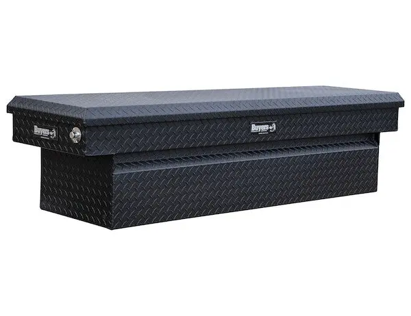 1739410 - Textured Matte Black Diamond Tread Aluminum Crossover Truck Tool Box 1