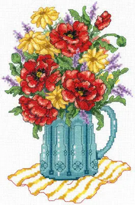 Spring Flowers In Vase 1