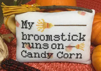 Candy Corn Broom 1
