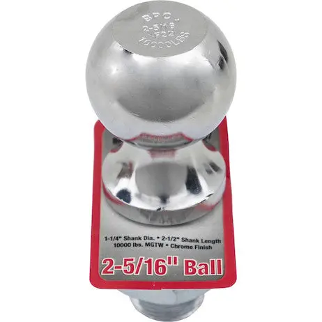 1802167 - Hitch Ball With Chrome Finish 1