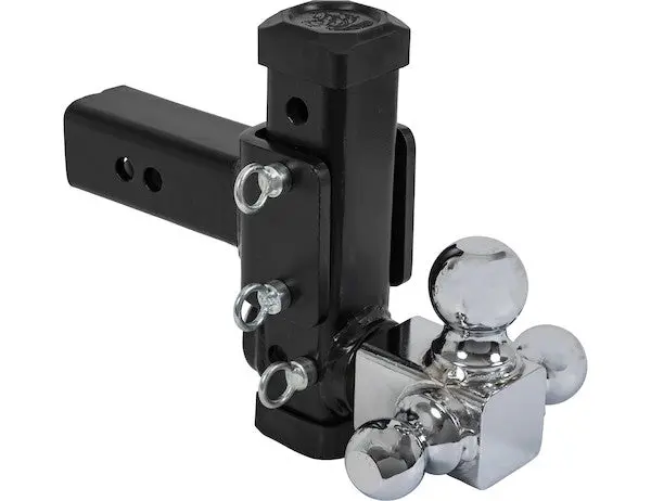 1802500 - Adjustable Tri-Ball Hitch With Rotating Towing Balls For 2-1/2 Inch Hitch Receivers 1