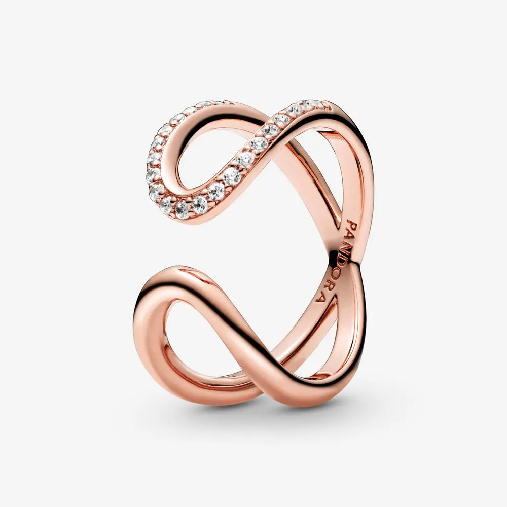 Wrapped Open Infinity Ring 1