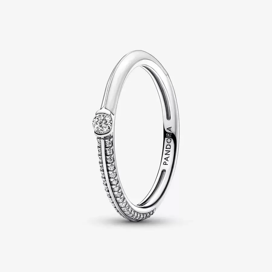 Pandora Me Pavé & White Dual Ring 1