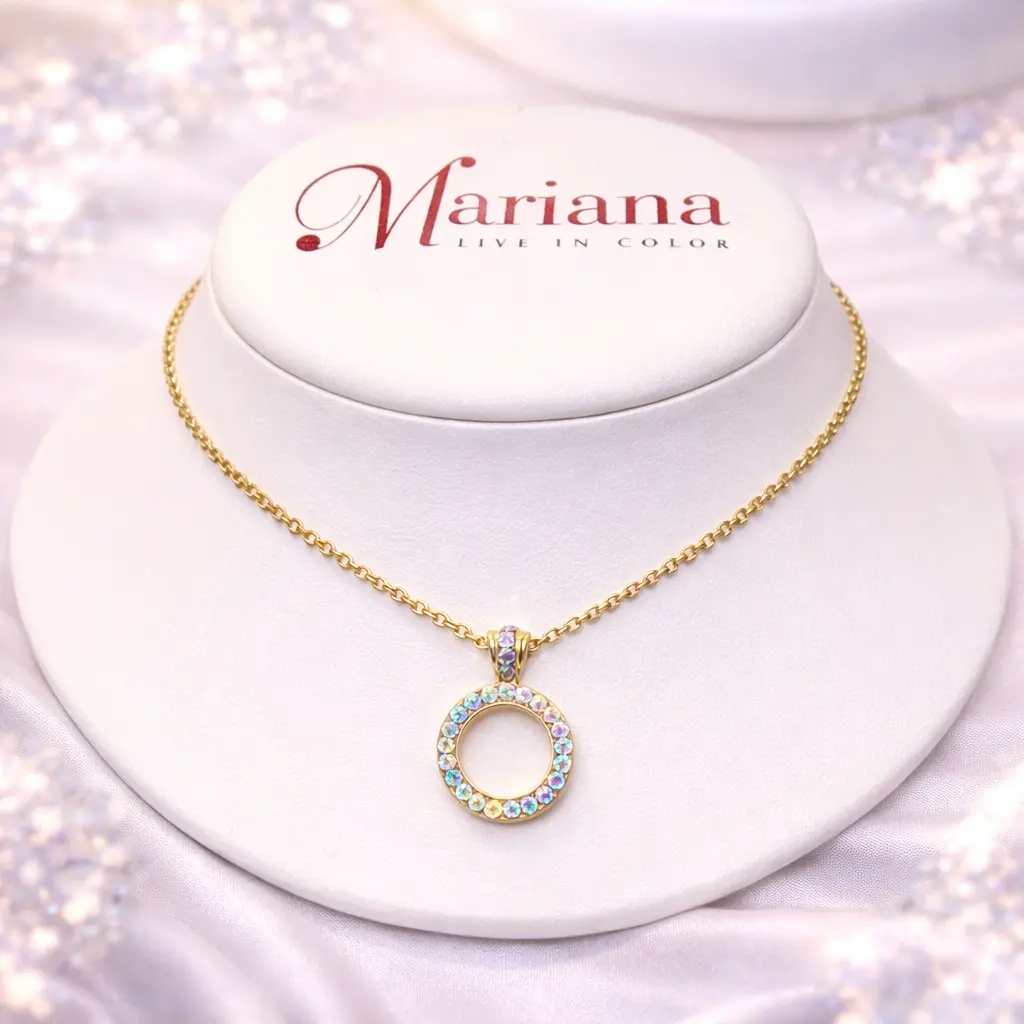 Mariana Necklace N-5045-001Ab-Yg Full Circle In Ab Dream 1