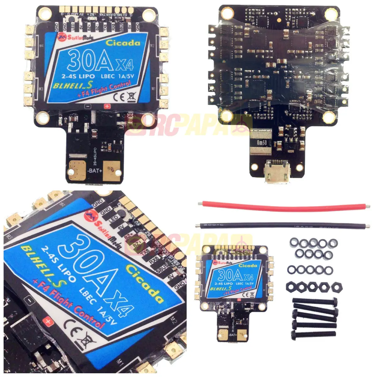 Sunrise Cicada All-In-One Aio 30Ax4 Blheli_S Esc & F4 Fc 1