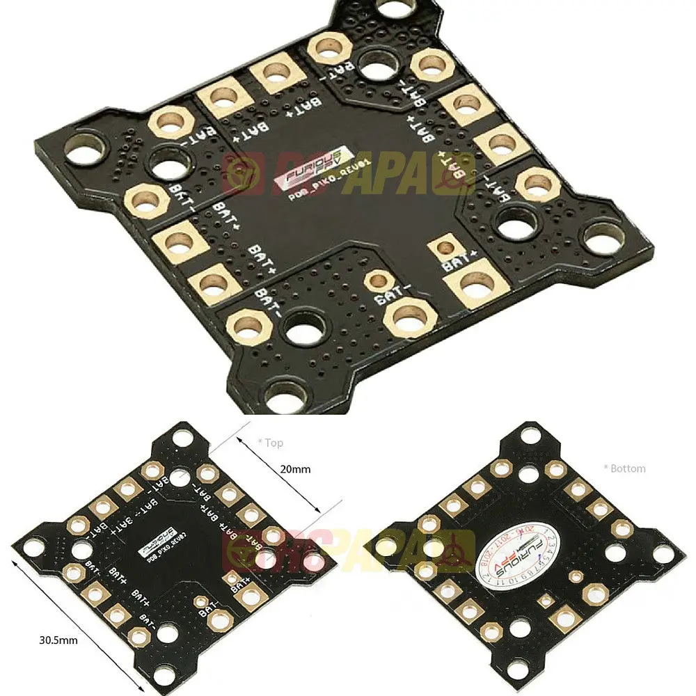 Furious Fpv Power Distribution Board Pdb For Piko Blx Flight Controller Fc 1