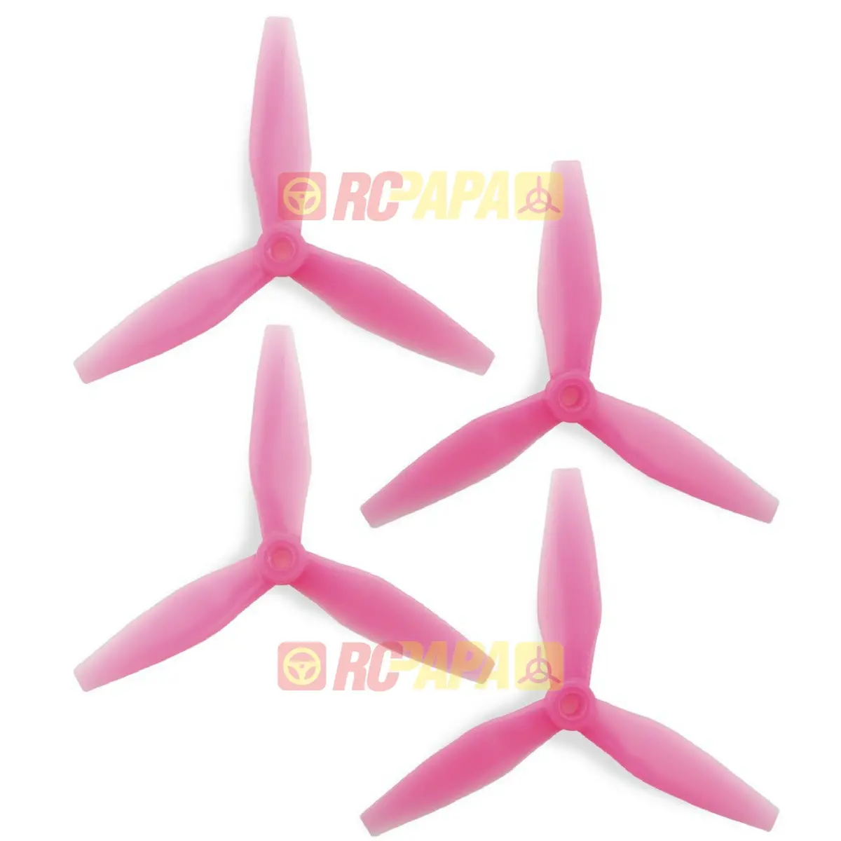 Hq Prop Dp 5X4.5X3 V3 Tri-Blade Propellers (Light Pink) 1
