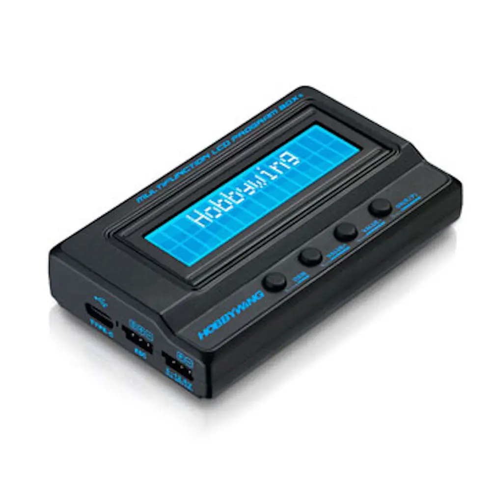 Hobbywing Lcd Multifunction Program Card (Type-C Usb) 1