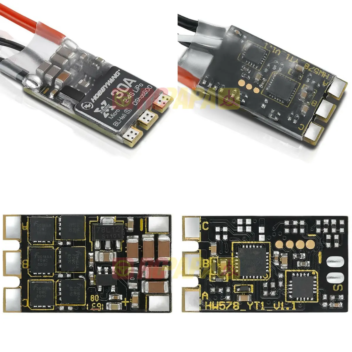 Hobbywing Xrotor Micro Blheli-S 30A Dshot600 Esc 1