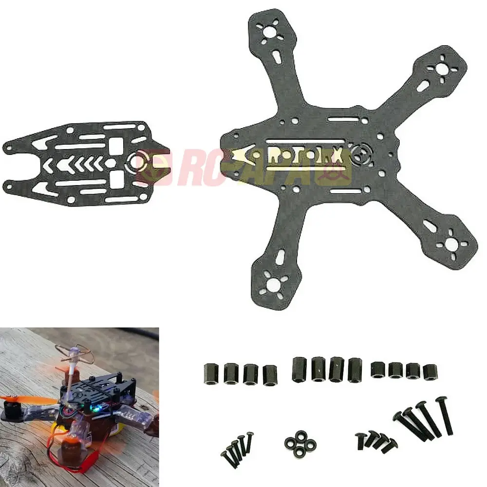 Rotorx Rx122 Atom Carbon Fiber Quad Fpv Racing Frame Kit 1