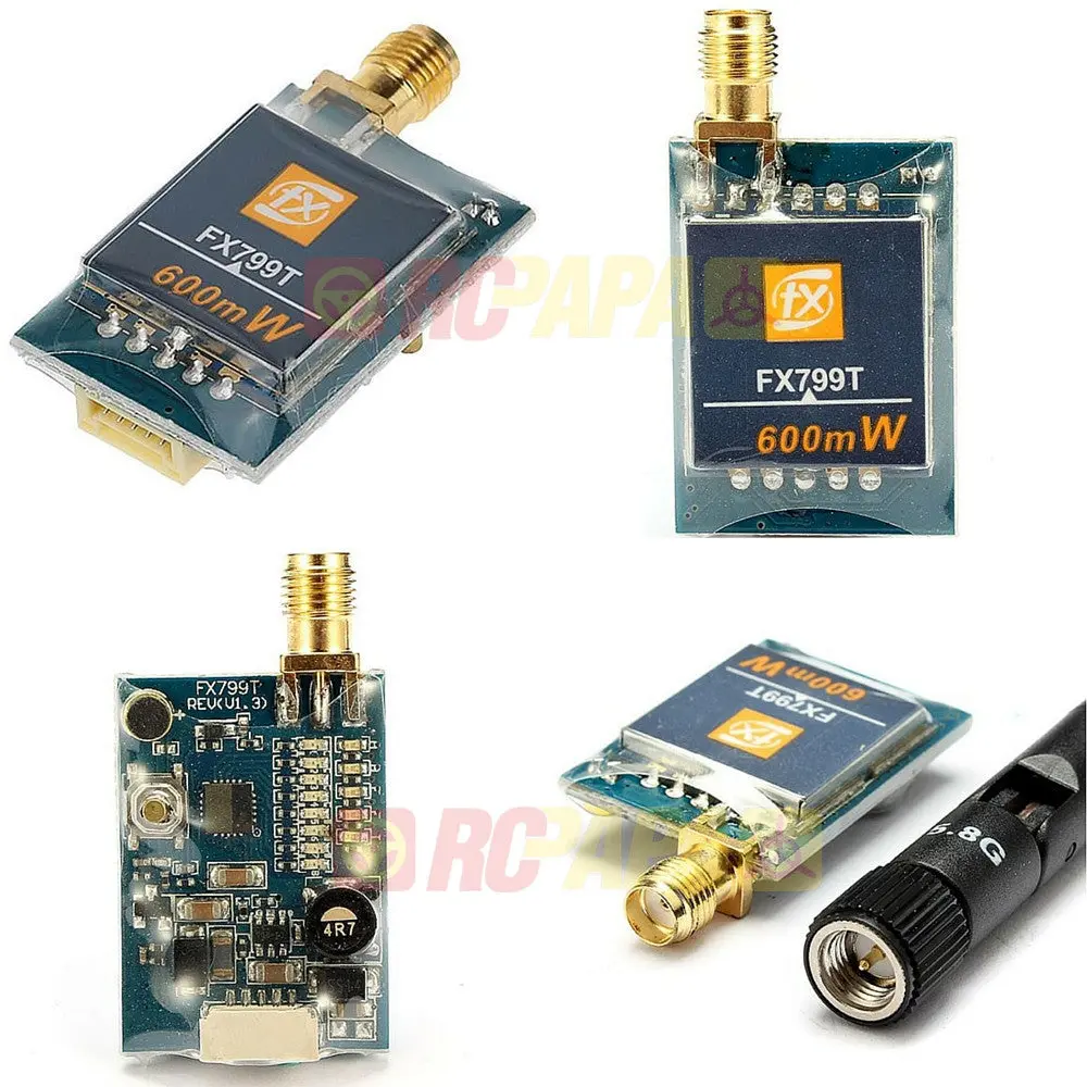 Fxt Fx799t 600Mw 5.8Ghz 40Ch Vtx Video Transmitter With Raceband (Sma) 1