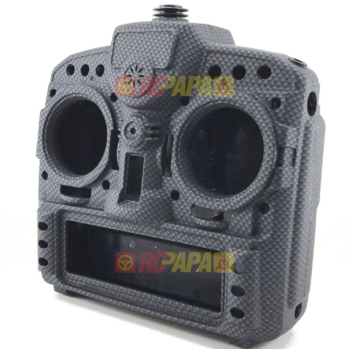 X9d Plus Taranis Radio Transmitter Water Transfer Shell (Matte Carbon Fiber Pattern) 1
