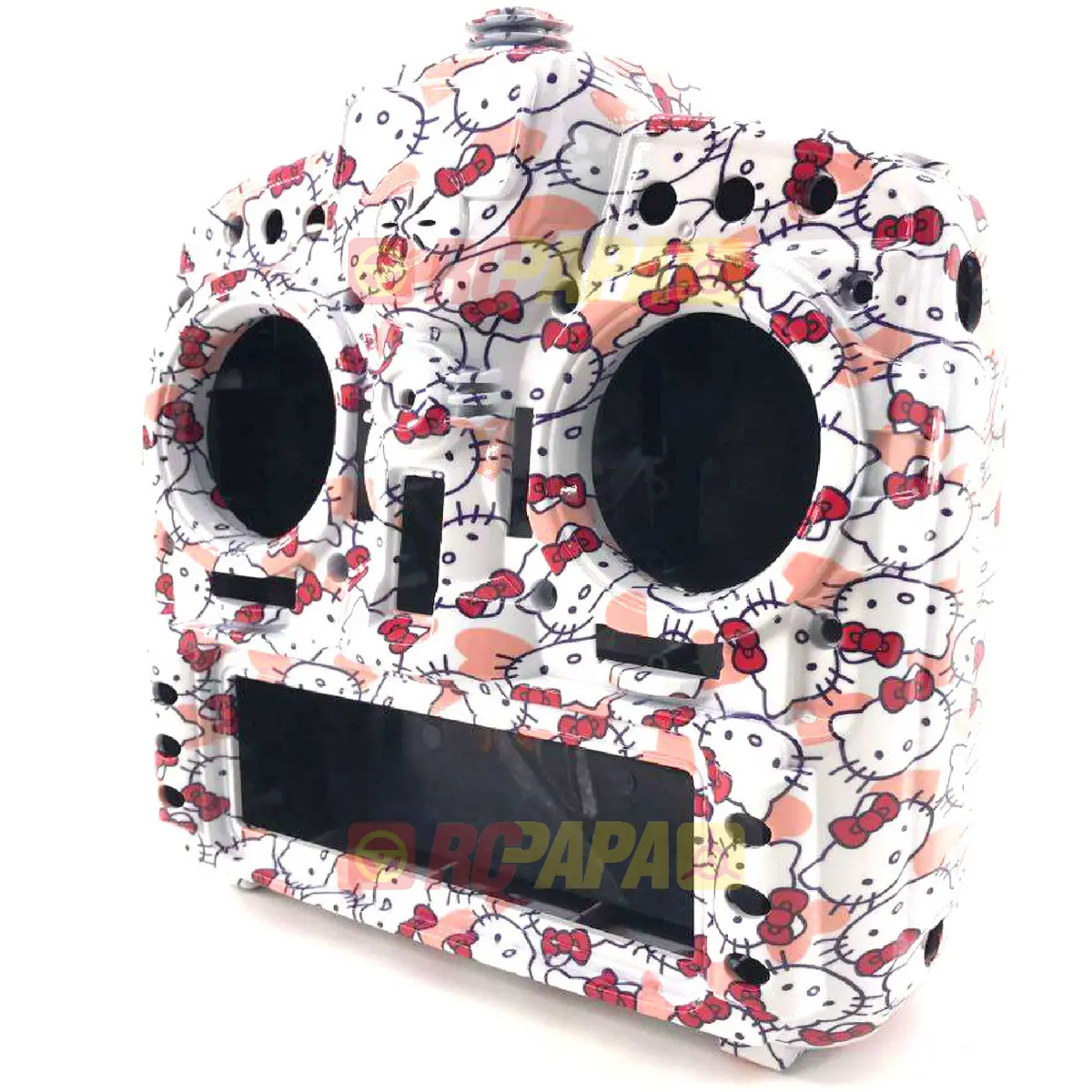 Frsky X9d Plus Taranis Radio Transmitter Water Transfer Shell (Hello Kitty White) 1