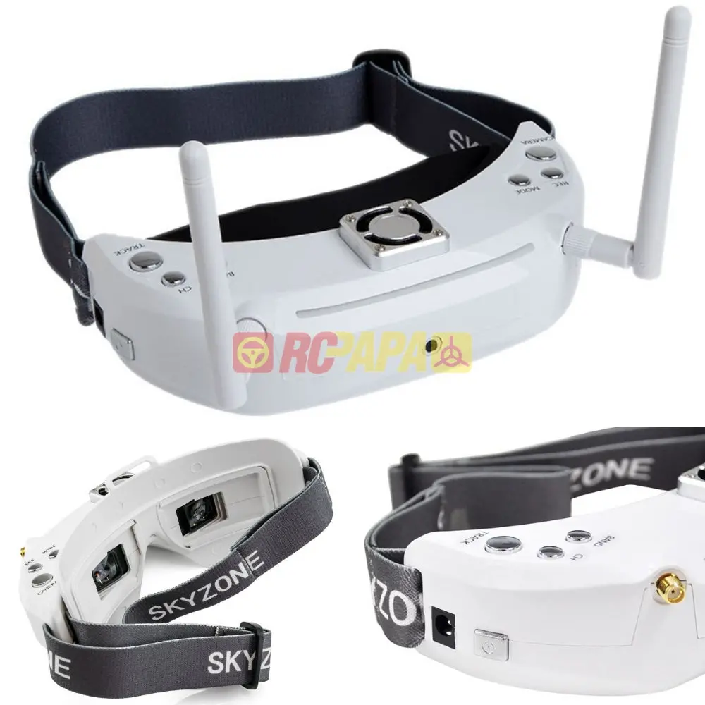 Skyzone Sky03 3D 5.8G 48Ch Fpv Goggle (White) 1