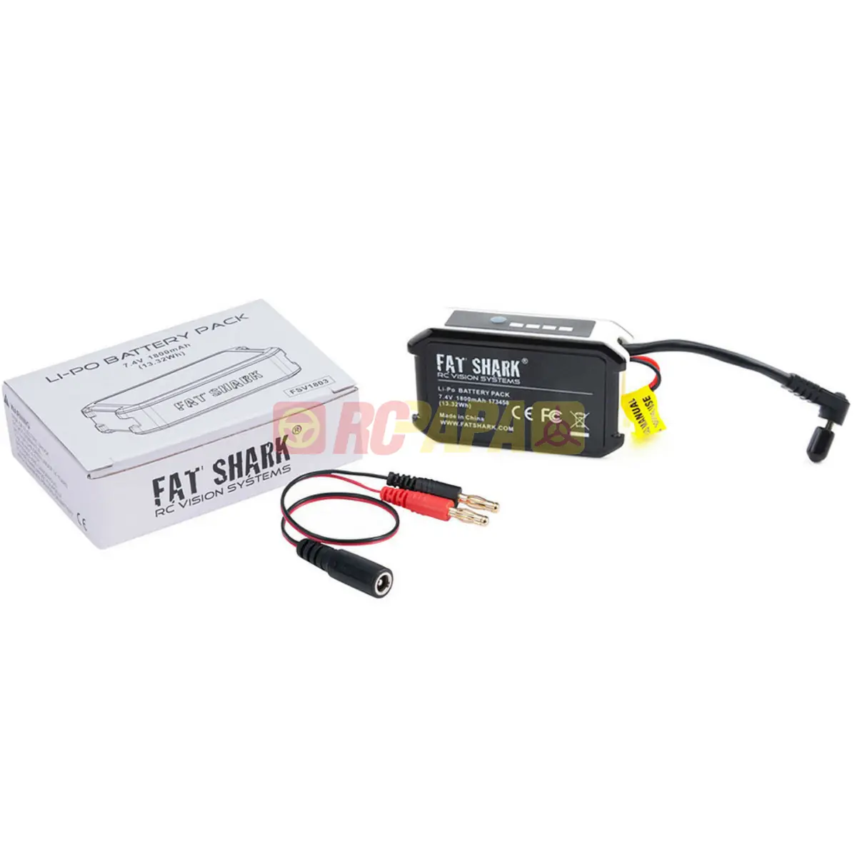 Fatshark Fsv1814 18650 Li-Ion Cell Goggle Headset Battery Case 1