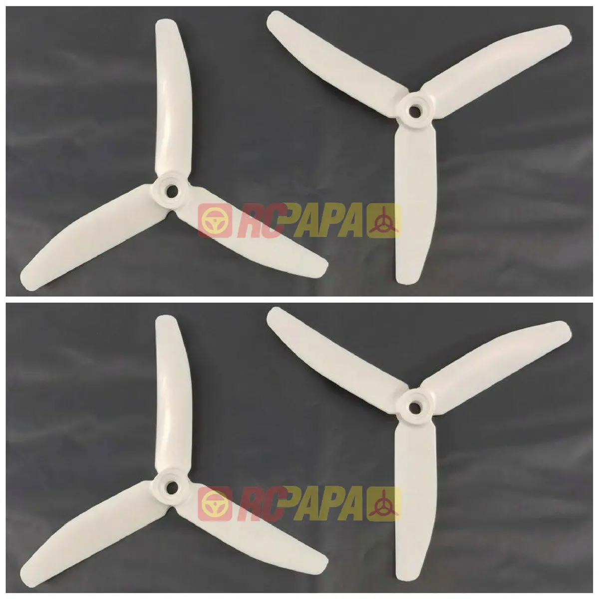 Hq 5X4x3 Tri-Blade Glass Fiber Propellers (Metal Danny) 1