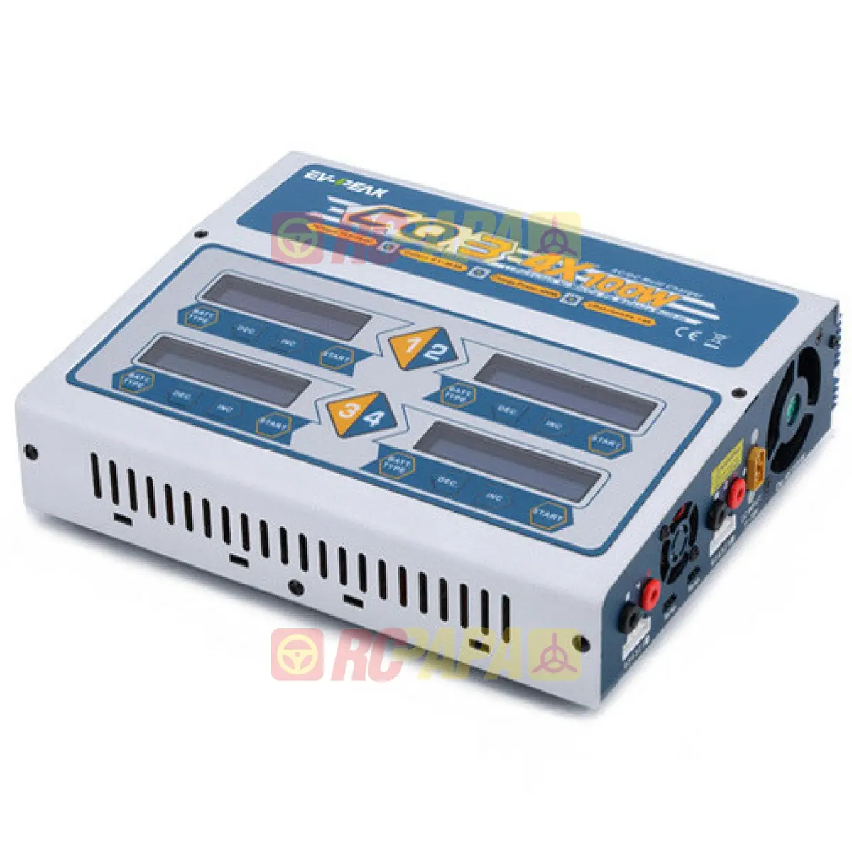 Ev-Peak Cq3 Multi Charger 4X100w Nimh/Lipo With Built-In Balance 1