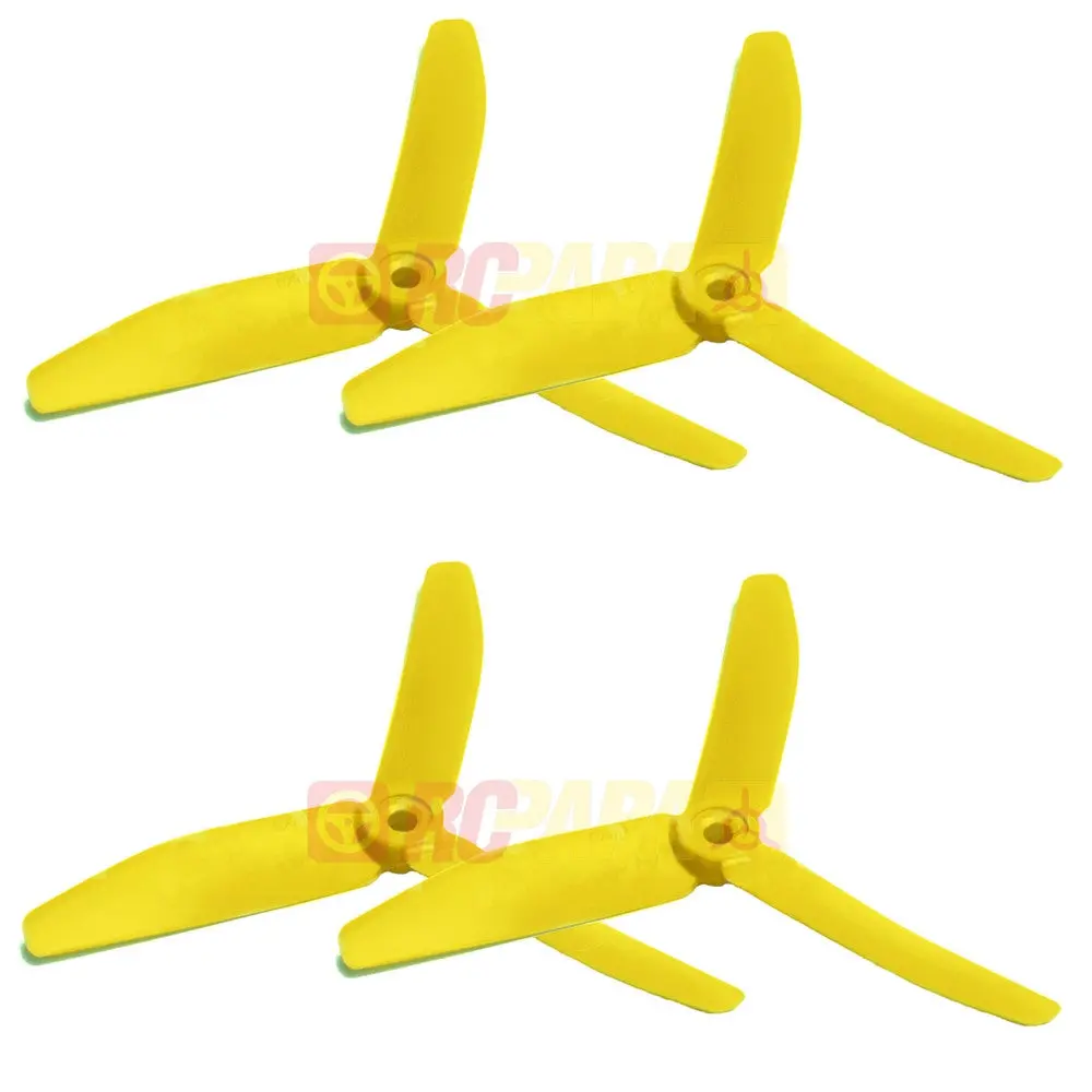 Dal 5" 5045 Tri-Blade V2 Propeller (Yellow) 1