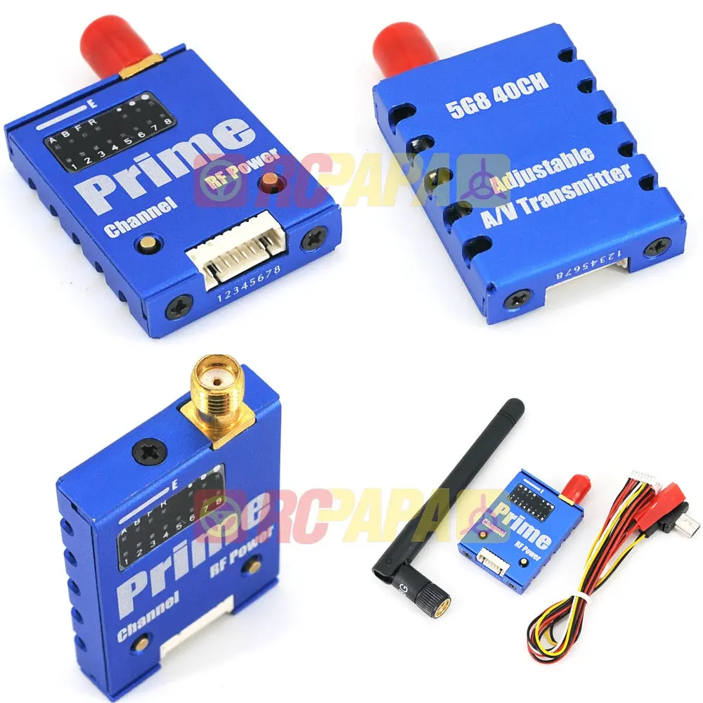 Prime 5.8Ghz 40Ch Raceband Adjustable (25/200/600Mw) Fpv Transmitter Vtx 1