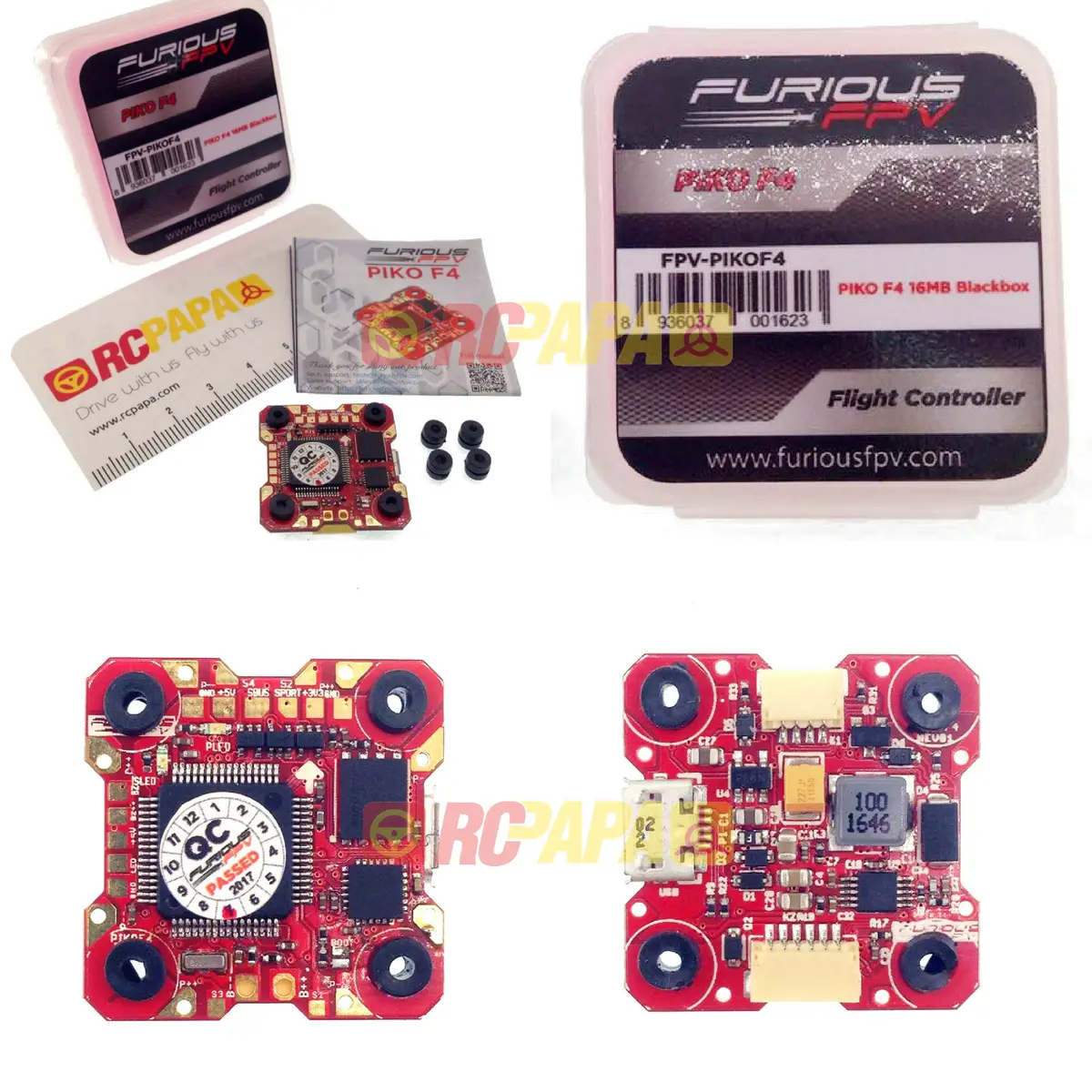 Furiousfpv Piko F4 16Mb Black Box Flight Controller (Fpv-Pikof4) 1