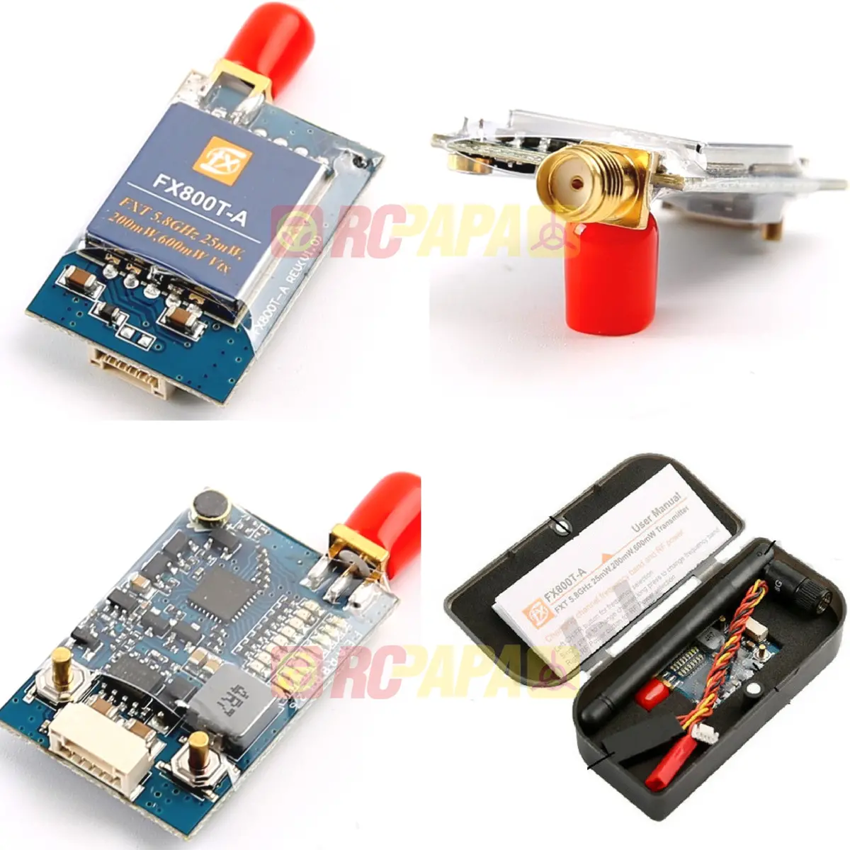 Fxt Fx800t-A 25/200/600Mw Adjustable 5.8Ghz 40Ch Vtx Video Transmitter 1