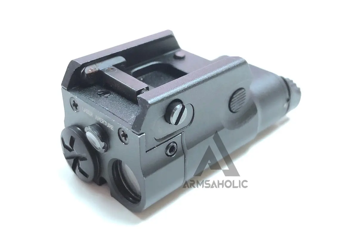 Acm Xtra Cav Two Xc2 Rail Red Laser With Flash Light - Black 1