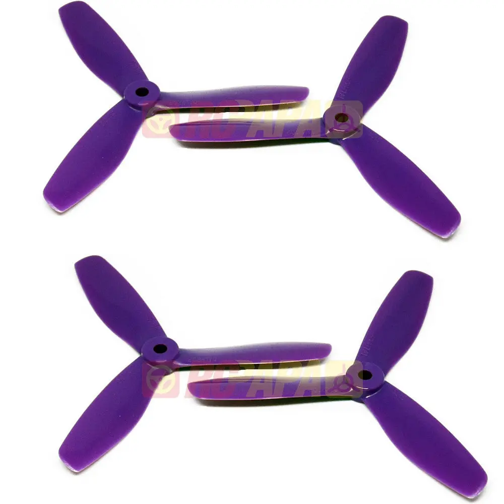 Dal 5" 5045 Tri-Blade V2 Propeller (Purple) 1